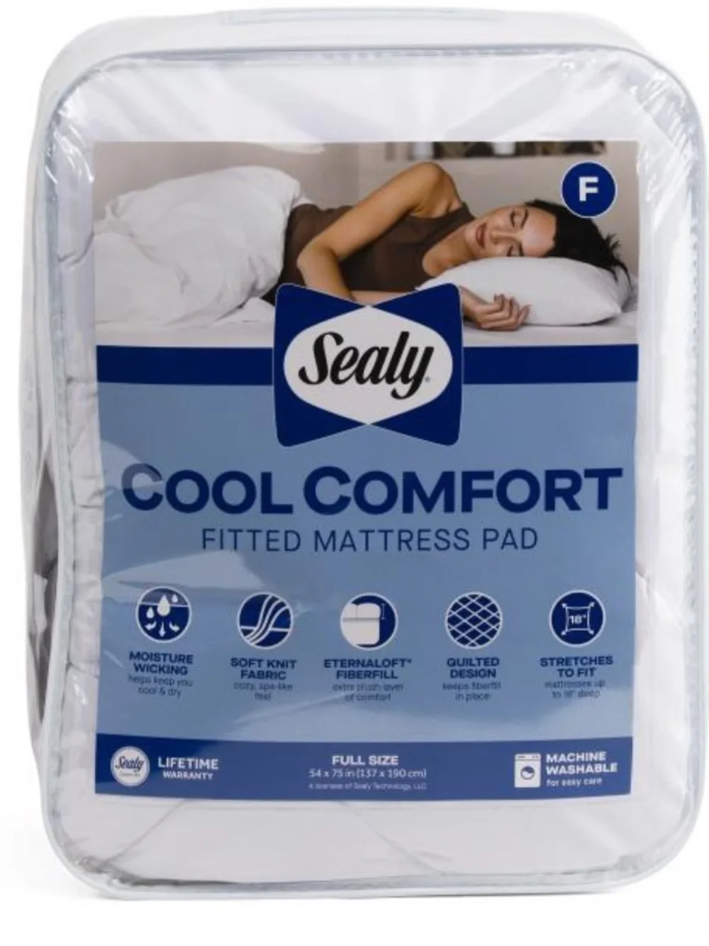 SEALY cool comfort mattress pad